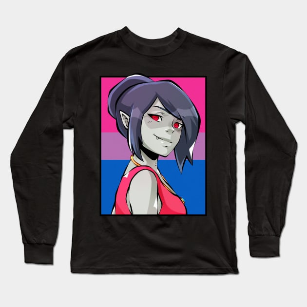 Marceline the Vampire Queen Adventure Time Bisexual Flag Long Sleeve T-Shirt by HeyMrDeath